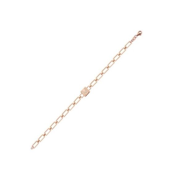 Emberglow Diamond 14K (or 18k upon request) Yellow Gold 4MM Chain Bracelet - Picture 1 of 4